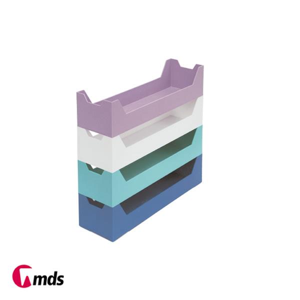 Stapeltray, violett, ohne Griffmulde