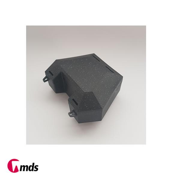 Zahnspangenbox MIDI, glitterschwarz